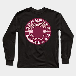 Radio Wave Tuner Dial Design Long Sleeve T-Shirt